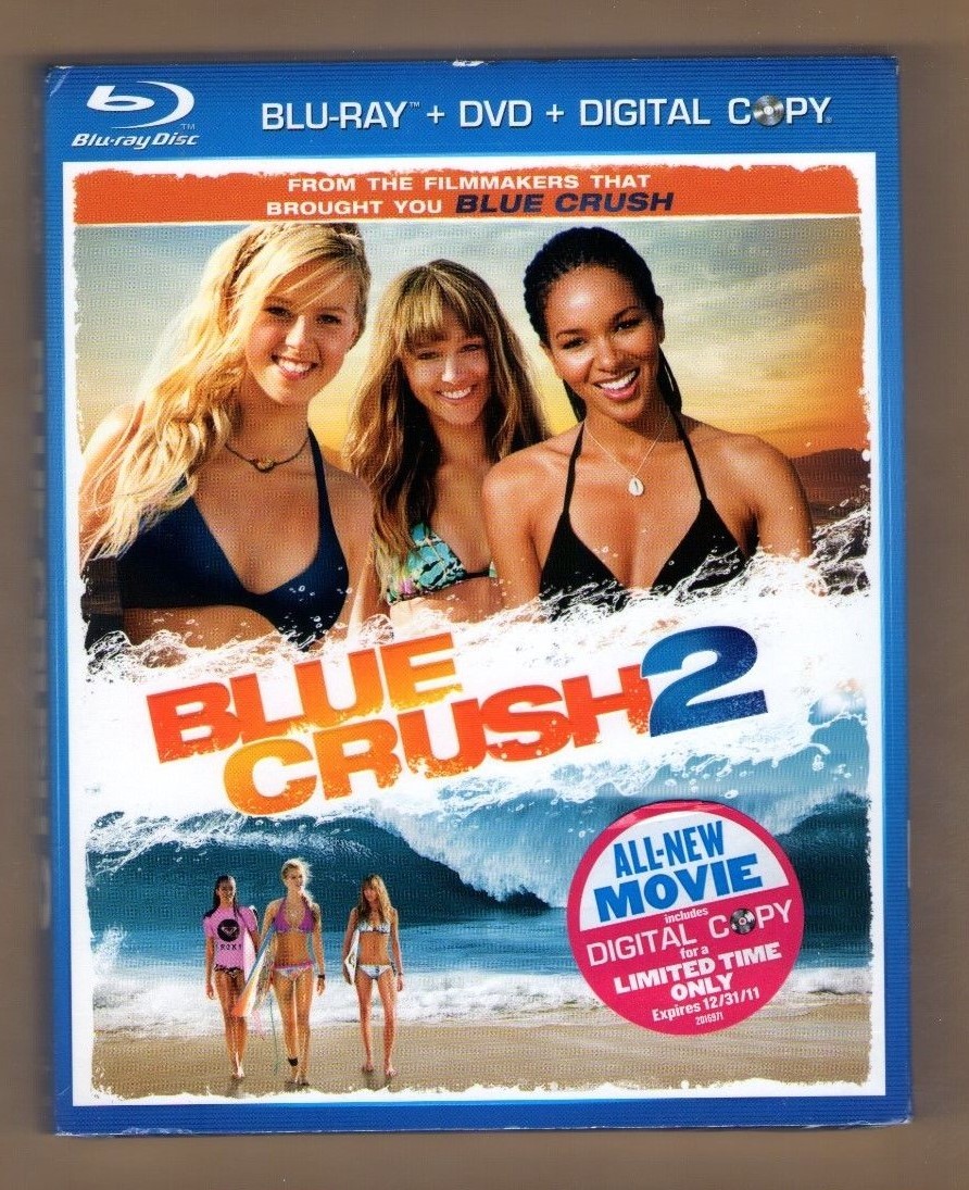 BLUE CRUSH 2 new blu-ray + dvd SASHA JACKSON ELIZABETH MATHIS