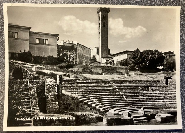 Vintage postcard: Roman Ampitheater Fiesole Italy unposted Vintage postcard: Roman Ampitheater Fiesole Italy unposted