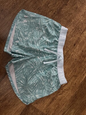 Girls Under Armour Loose For Athletic Shorts Teal Youth XLG
