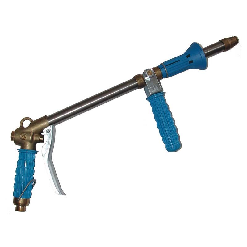 Lance de pulvérisation en laiton avec tubes inox avec double réglage. Filletage Lance de pulvérisation en laiton avec tubes inox avec double réglage. Filletage