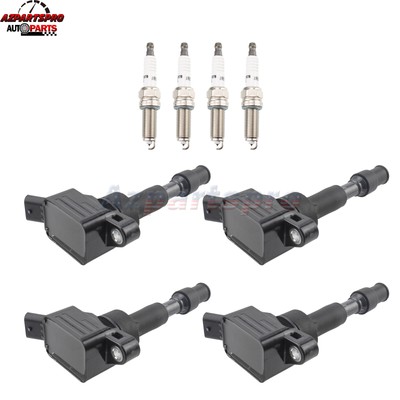 4pcs Ignition Coils & Spark Plugs for Kia 2019-2022 Soul 2017-2022 Forte 2.0L