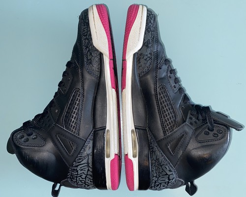 Nike Air Jordan Spizike GG Black Deadly Pink & White Sz 5.5Y 535712-029 - Picture 5 of 7