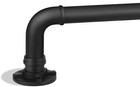 Curtain Rods, Industrial Curtain Rod, Outdoor Curtain Rod, Black Curtain Rod,...