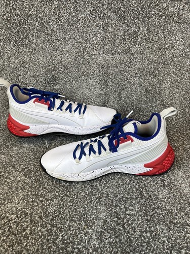 PUMA Men's Sneakers Shoes 192776-01 Uproar PA Palace Low Top White Red Blue 11.5 - Picture 2 of 7