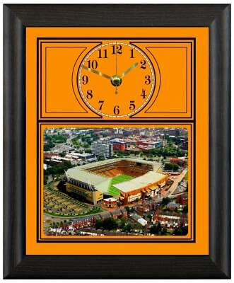 BLUEWATER DESIGNS Wolverhampton Wanderers gift christmas present xmas clock wall or freestanding