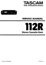 Service Manual-Anleitung für Tascam 112 R 