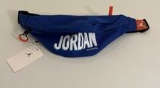 NIKE JORDAN MVP Jumpman Fanny Pack Shoulder Belt Waist Bag Blue Black Large