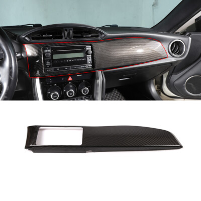 CHEAYAR ABS Car Interior Instrument Panel Dashboard Trims Air Outlet Frame Decoration Cover Trim Subaru Brz Toyota 86 Accessories 2022 A Carbon Fiber