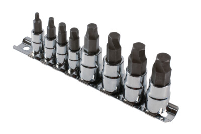 Laser Tools 8052 Ausdreher-Set für beschädigte Sechskantschraubenschraube 1/4 Zoll T 3/8 Zoll T