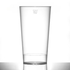 Plastic Beer Pint Glasses - Reusable, Unbreakable, Recyclable - FAST DELIVERY UK