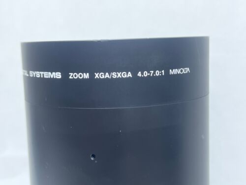 CHRISTIE DIGITAL SYSTEMS ZOOM XGA/SXGA 4.0-7.0:1 MINOLTA - Photo 3/12