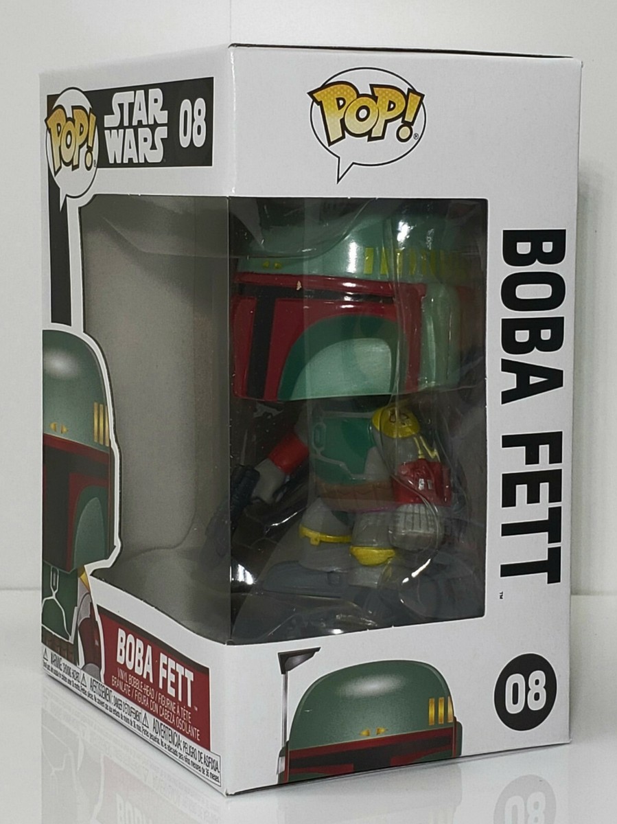 Funko Pop! Star Wars #08 Boba Fett + Protector *Mint