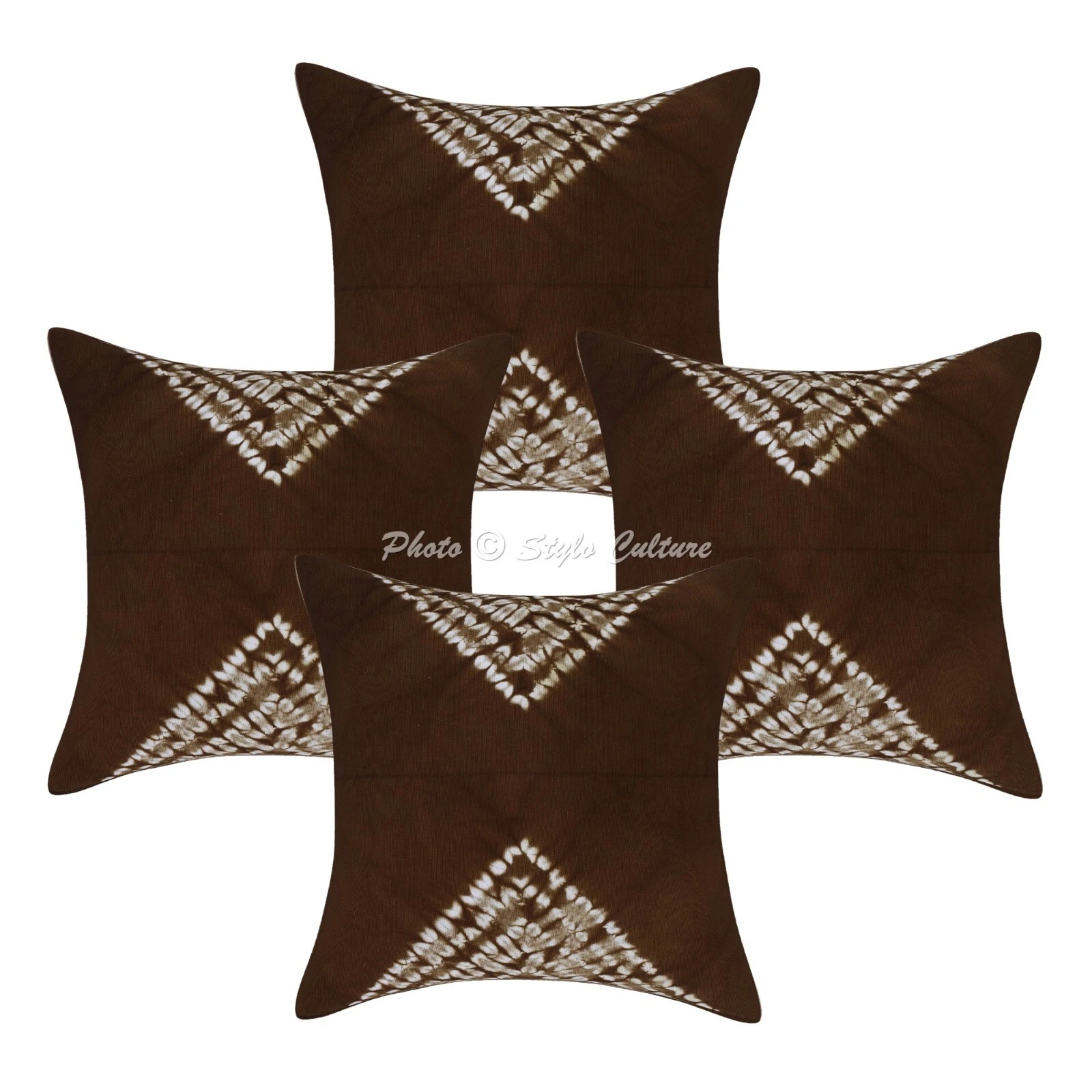 Boho Bohemian Cushion Cover Shibori Decorative Tie Dye Decor Pillow Cover Case