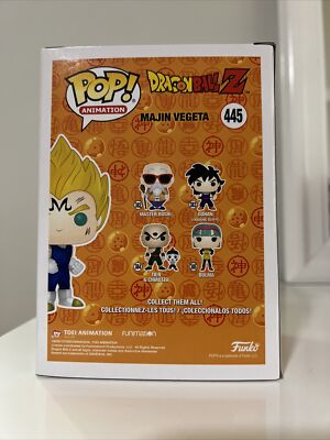 Funko POP! Animation Dragon Ball Z Majin Vegeta #445 Signed | eBay