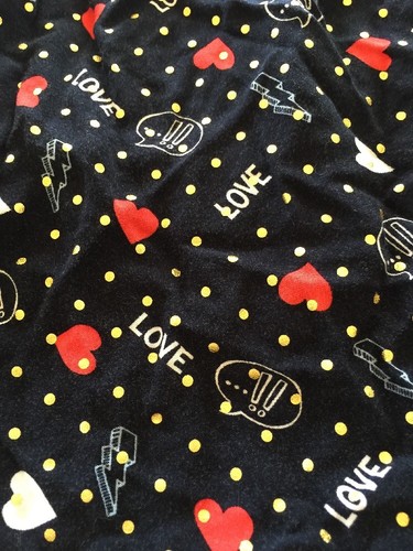 Justice Girls Navy Blue Red Hearts Gold Polka Dots Skorts 14 - Picture 3 of 9