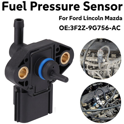#ad #ad Fuel Rail Injection Pressure Regulator Sensor For Mercury Ford Lincoln Mazda $11.79