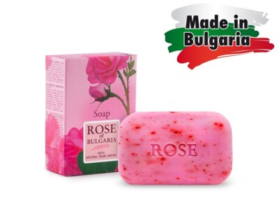 NO TARIFF, SOAP BULGARIAN ROSE WITH NATURAL ROSE WATER GLYCERIN PARABEN FREE