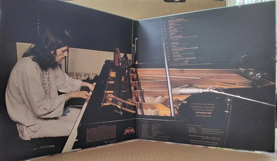 PETER HAMMILL - FOOL'S MATE 1971 CHARISMA CAS 1037 UK LP VAN DER GRAAF GENERATOR - Image 3 of 4