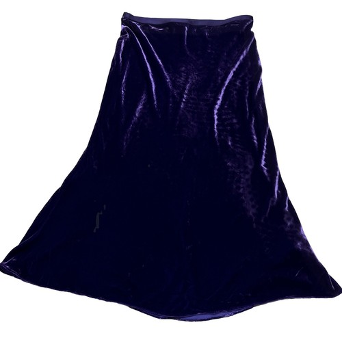 NWT $328 Polo Ralph Lauren Velvet Purple Skirt Size 12 - Picture 6 of 11