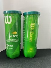 Wilson US Open Green Tennis Balls Stage 1 Ball Age 11 , New 6 Balls