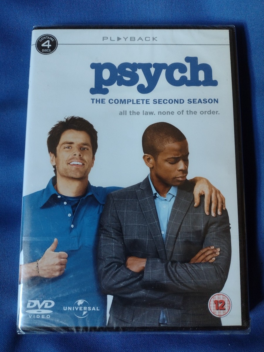 PSYCH (2006 TV Series) SECOND SEASON DVD NEW SEALED FREE 1st CLASS P&P  UK R2