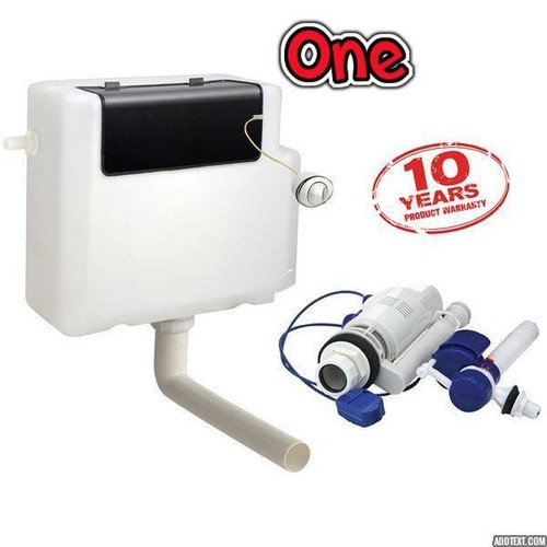 CONCEALED DUAL FLUSH TOILET CISTERN CHROME BUTTON CHOICE IN STYLES eBay