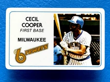 1981 Perma-Graphics Topps Cecil Cooper #125-015