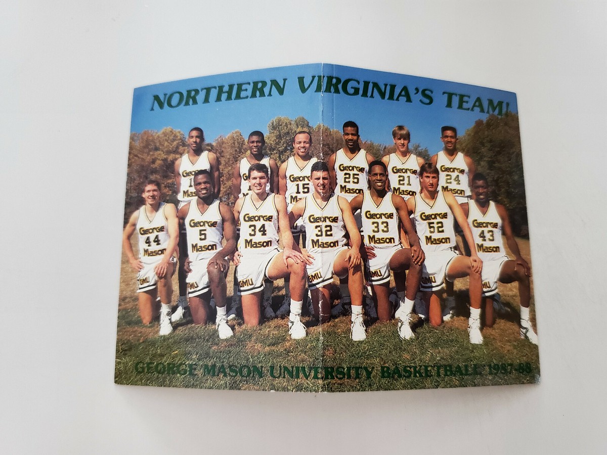 JS15 George Mason University 1987/88 Men's Basketball Pocket