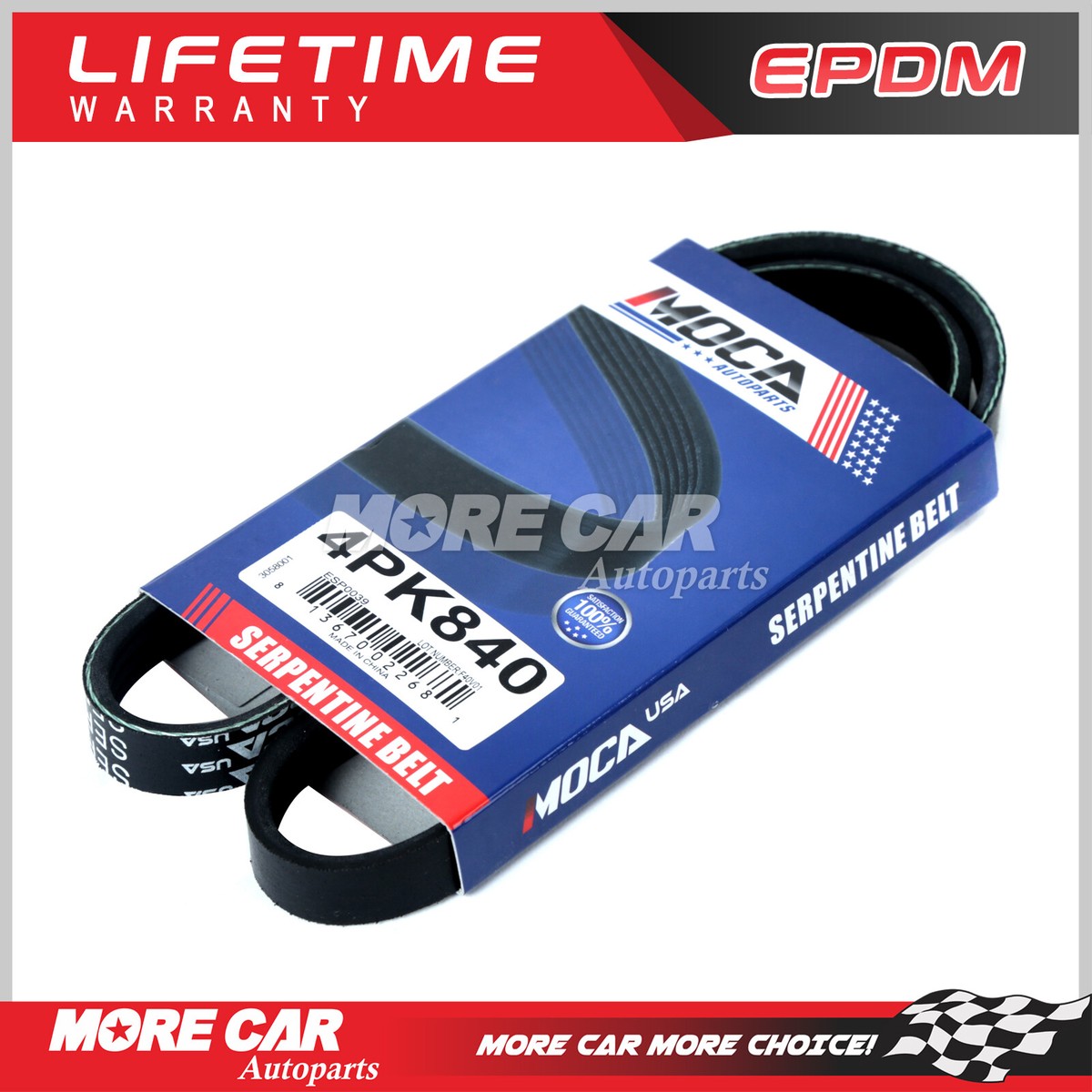 EPDM Serpentine Belt for Nissan Sentra NX Suzuki Sidekick