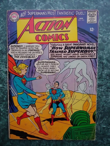 Action Comics #332 VG+ 4.5 OW2W [1966 DC COMICS] Vintage Silver Age Superman