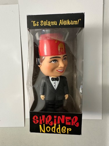SHRINER Nodder “Es Selamu Aleikum” BOBBLEHEAD by Accoutrements Rare - 2003! - Picture 5 of 7