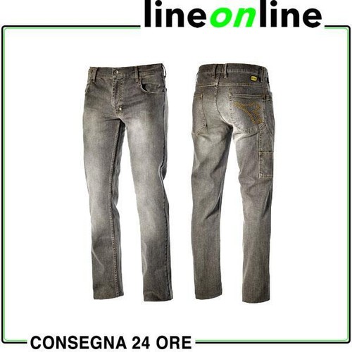 Pantaloni Jeans da lavoro Diadora Utility STONE elasticizzati multi tasche - Foto 7 di 7