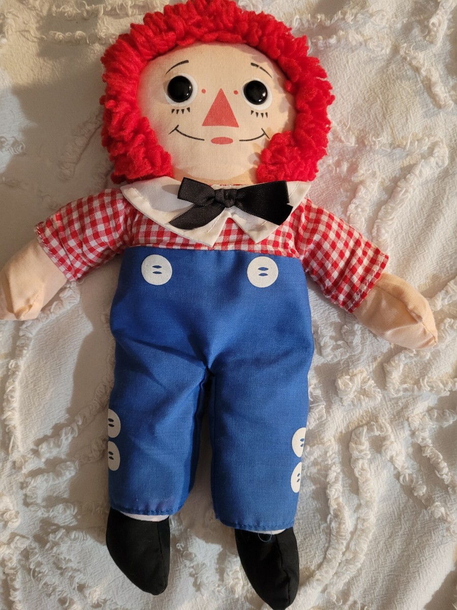 Overalls Raggedy Ann Doll Boy Vintage Raggedy Ann, Andy Boy Doll