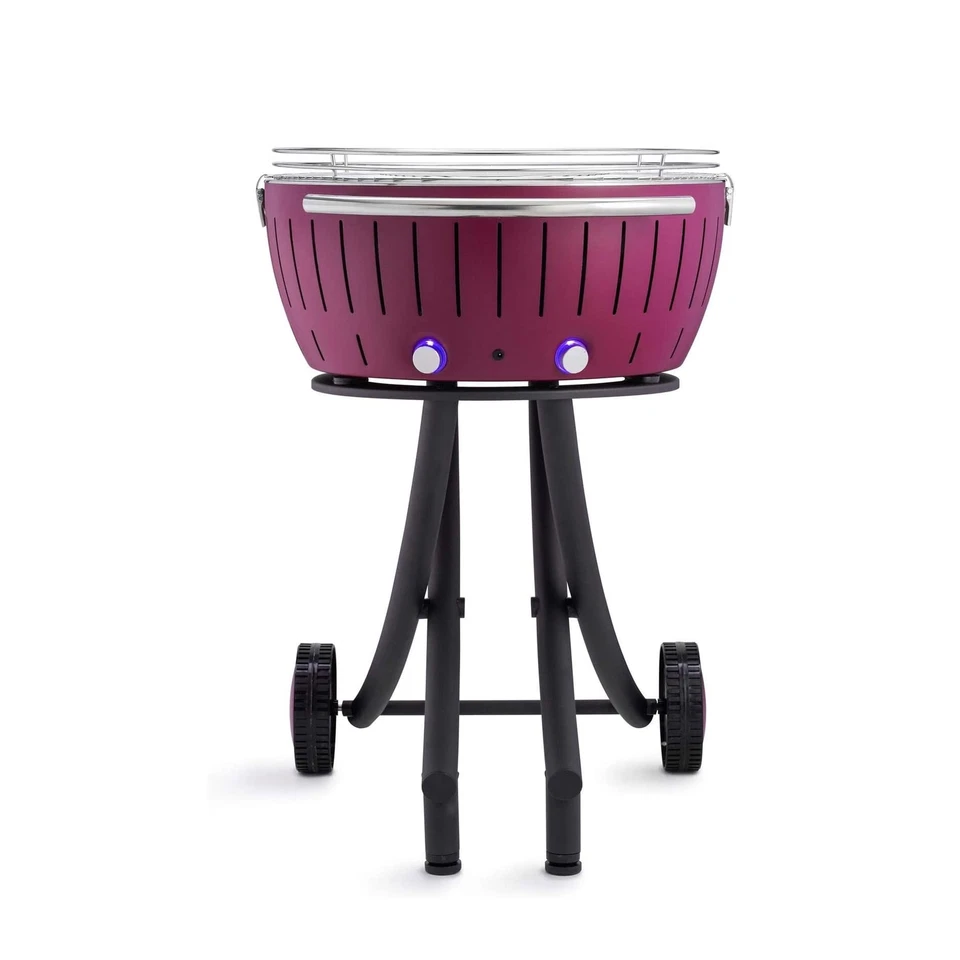 Бездымное барбекю LotusGrill для столовой на открытом воздухе со стеклянной крышкой и подставкой - Изображение 4 из 4