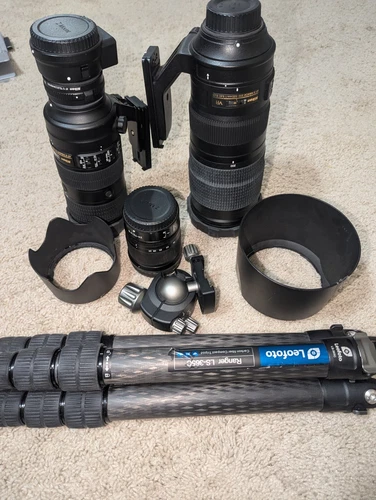 Nikon Lens Trifecta (24-70,70-200,200-500), Filters, Teleconverter & Tripod