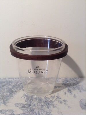 Französischer Jacquart Acryl Champagner Kühler Eiskübel
