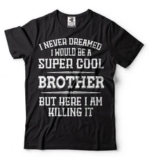 Brother T-shirt Birthday Gift Super Cool Brother Christmas Gift Tee Shirt