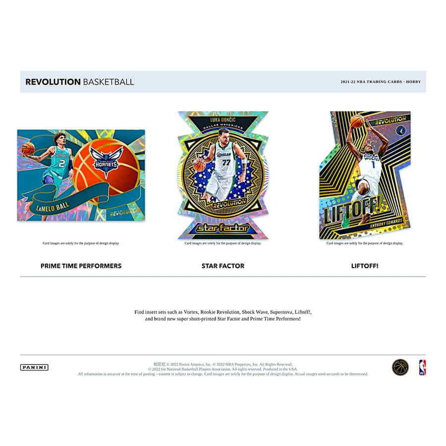 2021-22 Panini Revolution Basketball Hobby Box Factory Sealed 21PAKREV - Image 3 of 4