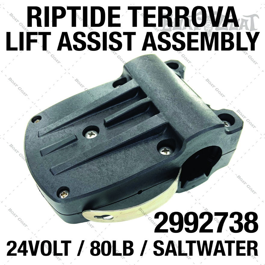 Minn Kota Riptide Terrova Lift Assist Assembly - Saltwater - 24V