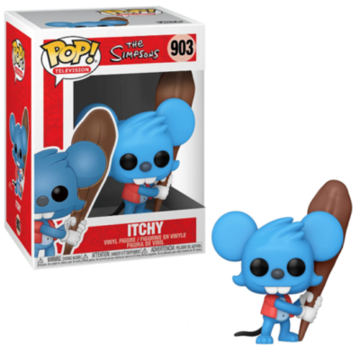 ファンコポップ　イッチー&スクラッチーセット　シンプソンズ Funko Pop! Simpsons Itchy & Scratchy Set Mint w/ Protector
