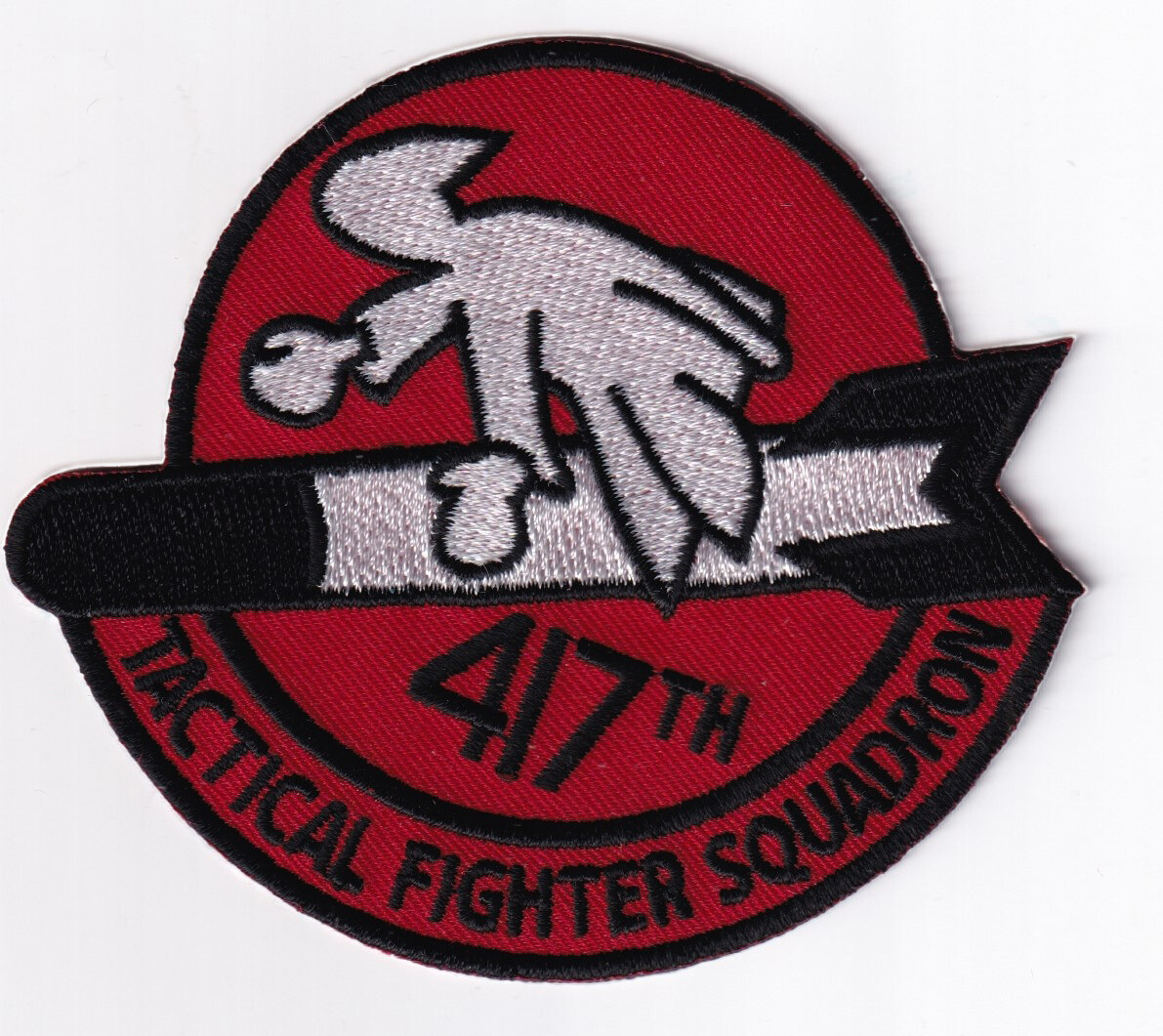 417th Tactical Fighter Squadron Patch – With Hook and Loop