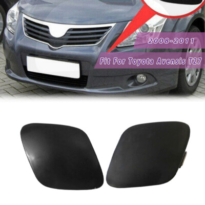 RECAMBO Bumperbescherming roestvrij staal mat geborsteld met textuur - compatibel met Toyota Avensis Combi - T27 - BJ 2008-02/2015 - styling en bescherming voor de bumper