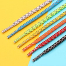 Round Reflective Shoe Laces Athletic Safety Sneakers Shoelaces Running Shoelace