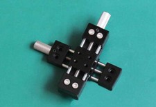 Cross XY Axis Manual Stage Sliding Table Adjust Platform 20 20mm,Travel 16 16mm