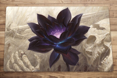 Black Lotus Trading Card Game MTG Playmat TCG CCG Mat Free Bag | eBay