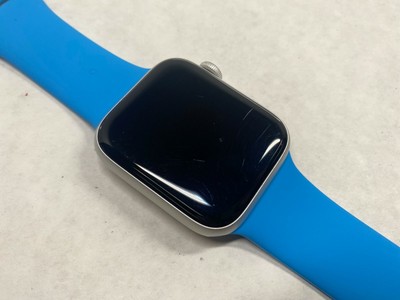 Apple Watch Series 4 LTE 44MM Silver GPS Blue sport band Smartwatch SHIPS  ASAP | eBay
