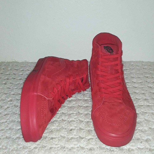 red suede vans high tops