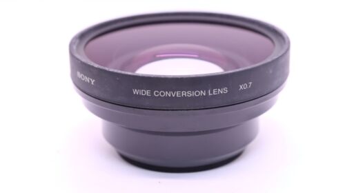 Sony HG0758 obiettivo di conversione grandangolare x0,7 VCL-AUX HG-0758 DCR-VX2000 spedizione gratuita - Foto 5 di 7