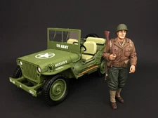 US ARMY WWII FIGURE I FOR 1:18 SCALE MODELS BY AMERICAN DIORAMA 77410