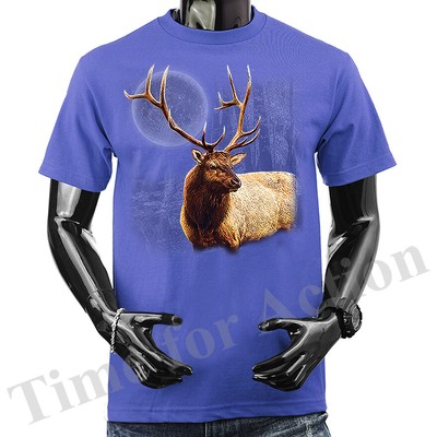 Elk Wilderness Outdoor Nature Wildlife Animal Graphic T-shirt